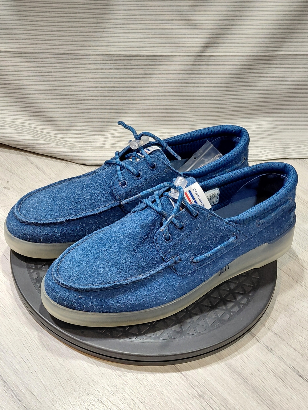 NEW Sperry Mens Concept X Dusk To Dawn Collab Topsider Boat Shoe Navy Suede 10.5